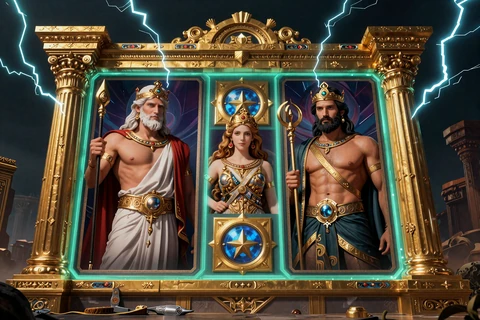 Mythologie-Slot mit antiken G&ouml;ttern und goldenen S&auml;ulen als Neuheit bei Betsson