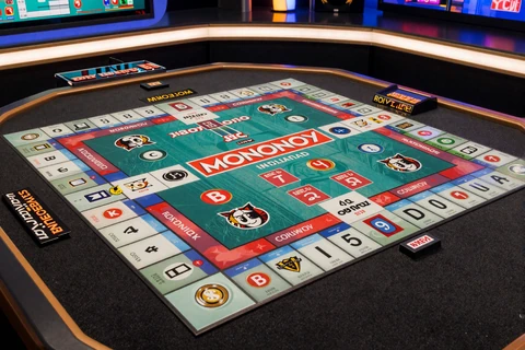 Monopoly Live Game Show mit Spielbrett im Betsson Live Casino