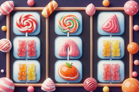 Bunter S&uuml;&szlig;igkeiten-Slot mit Lollis und Gummib&auml;rchen als Neuheit bei Betsson