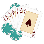 Blackjack-Karten und Chips-Symbol f&uuml;r Betsson Tischspiele
